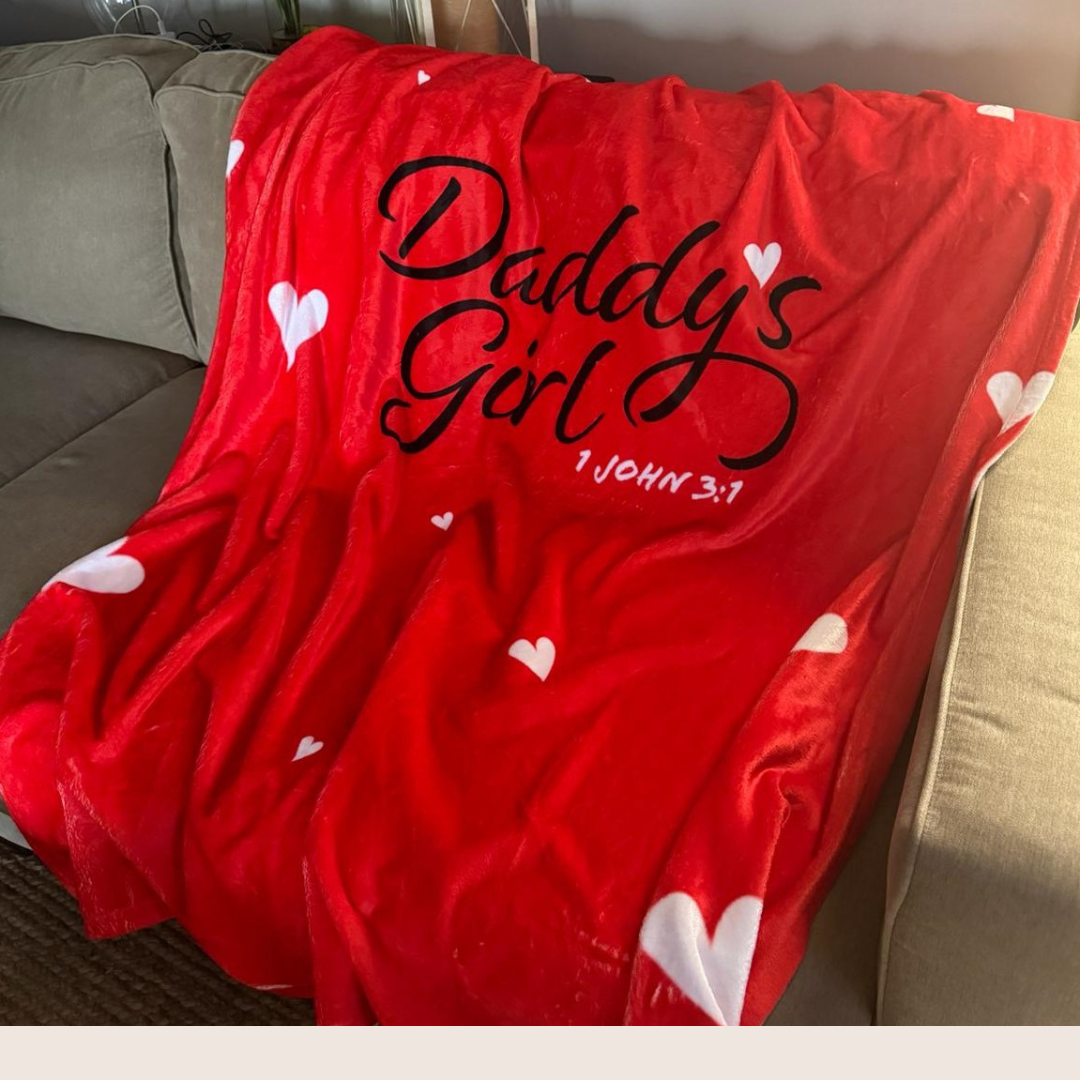 Daddy's Girl Throw Blanket