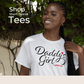 Traditional Daddy's Girl T-shirt [Black & White]